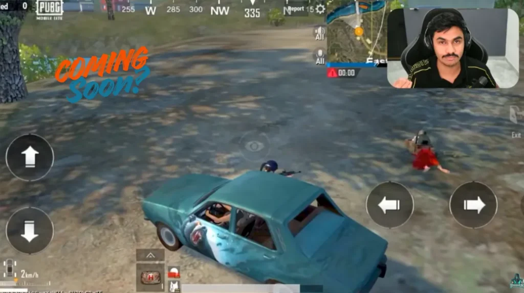 Mobile gameplay driving scene representing BGMI Lite release date speculation and launch discussion