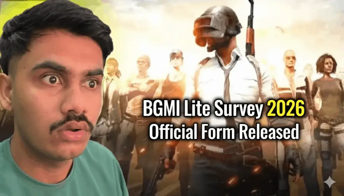 BGMI Lite Survey 2026 official form released by Krafton showing player feedback announcement