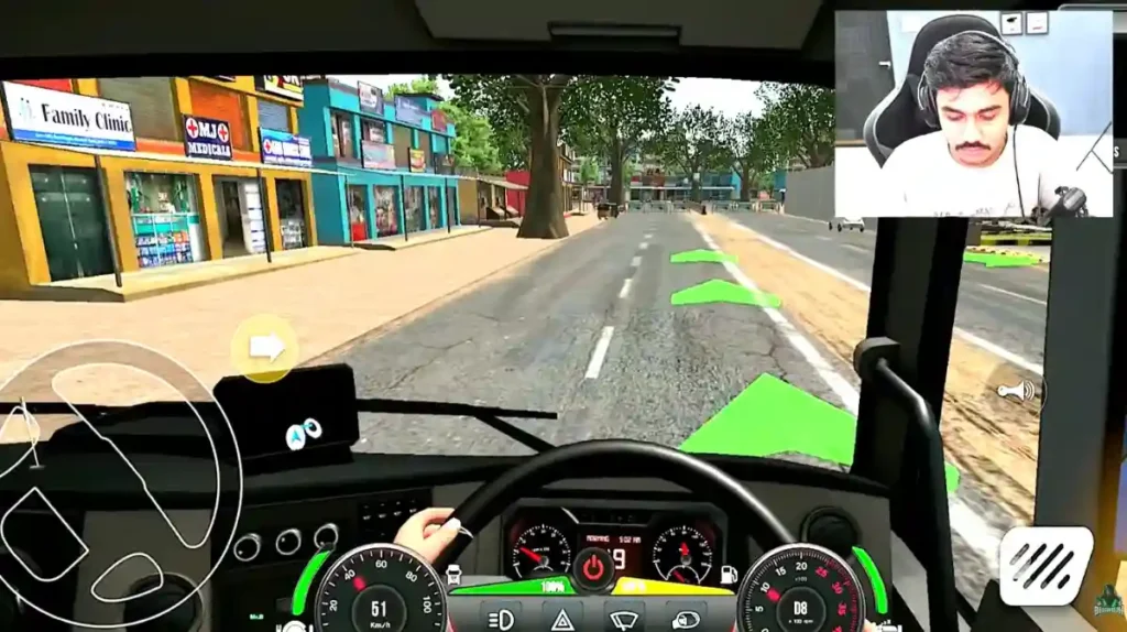Best truck driving simulator app for Android gameplay with Indian cargo truck and cabin view controls