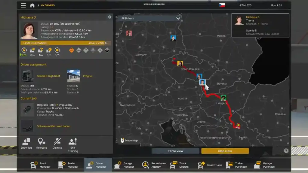 Euro Truck Simulator 2 Update 1.58 map changes and new coach terminals preparation