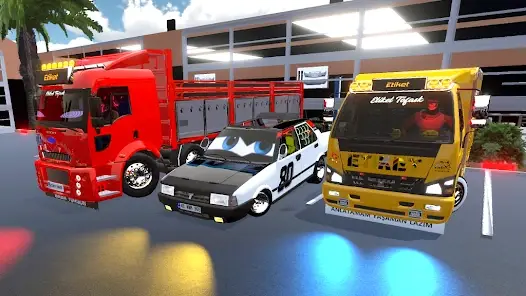 Etiket Tofask Dogan Sahin Android gameplay showing realistic bus simulator graphics and interior driving view