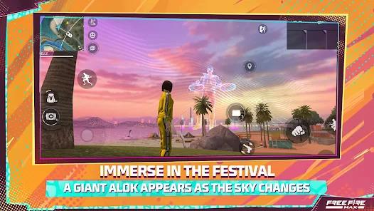 Garena Free Fire India 2026 festival event in Free Fire MAX with giant Alok and sky change update