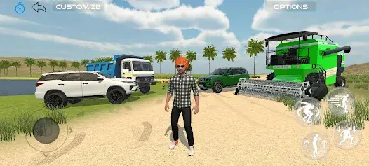 Indian Vehicle Simulator 3D Android vehicles including Thar RX, Scorpio, Swift, Fortuner and tractors