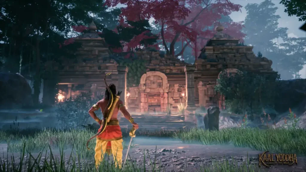 Prince Avyaan exploring cursed island temple in Kaal Yoddha demo on Steam