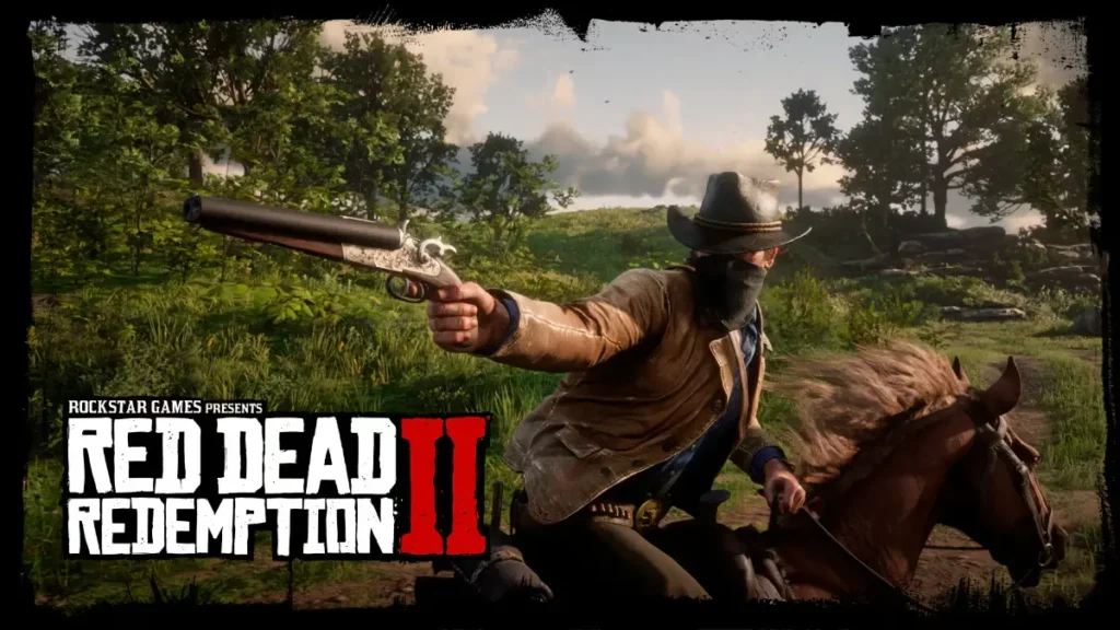 Red Dead Redemption 2 open world western adventure gameplay with horse riding and detailed environment
