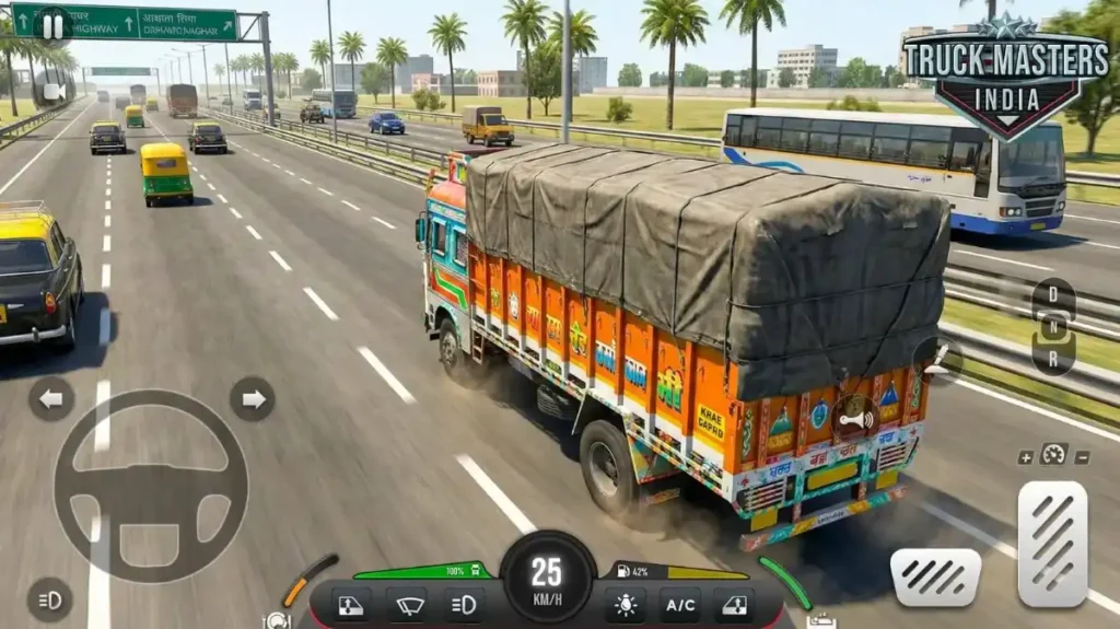 BEST INDIAN VIRAL REALSTIC GAME 2026 Truck Masters India highway gameplay with Indian truck and traffic